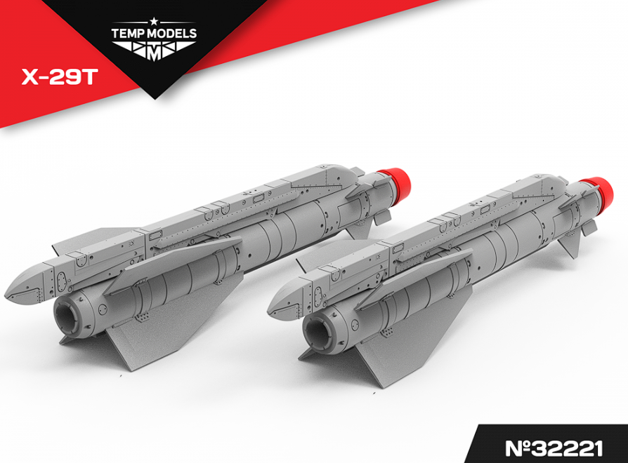 32221 УПРАВЛЯЕМАЯ РАКЕТА Х-29Т 1/32 Temp Models