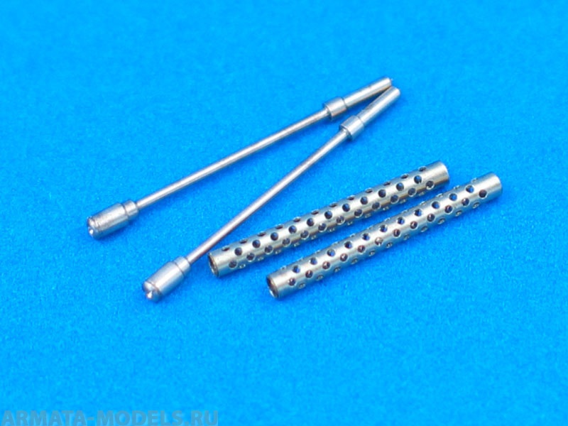 ABR-35-L-62  Дополнения для  Set of 2 Turned U.S barrels for Browning  M-1919 A4 with two part muzzle для любых моделей 1/35