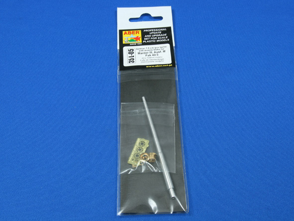 ABR-35-L-05  Дополнения для  Pak 40/3 barrel with muzzle brake для Tamiya “Marder III M” 1/35