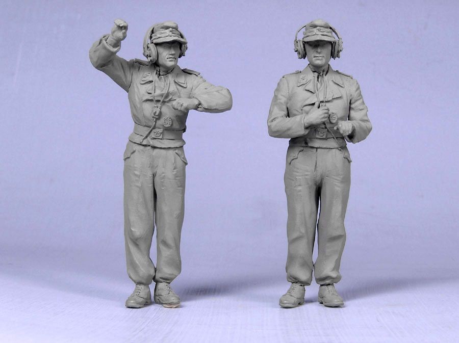 T35115 Немецкие танкисты СС (Водитель и командир) Лето 1943-45 гг (2) Tank