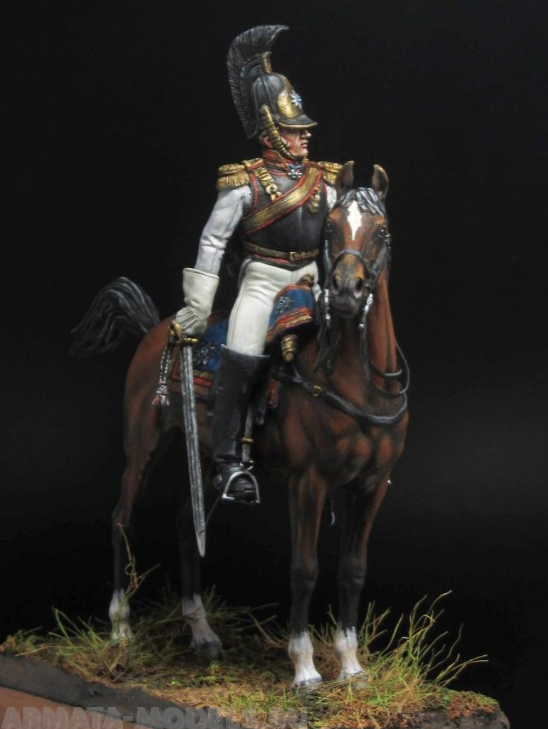 CHM-54229(М). Штаб-офицер Лейб-Гвардии Конного полка, Россия 1812-14 гг. 54 мм. Материал -белый металл. Chronos Miniatures