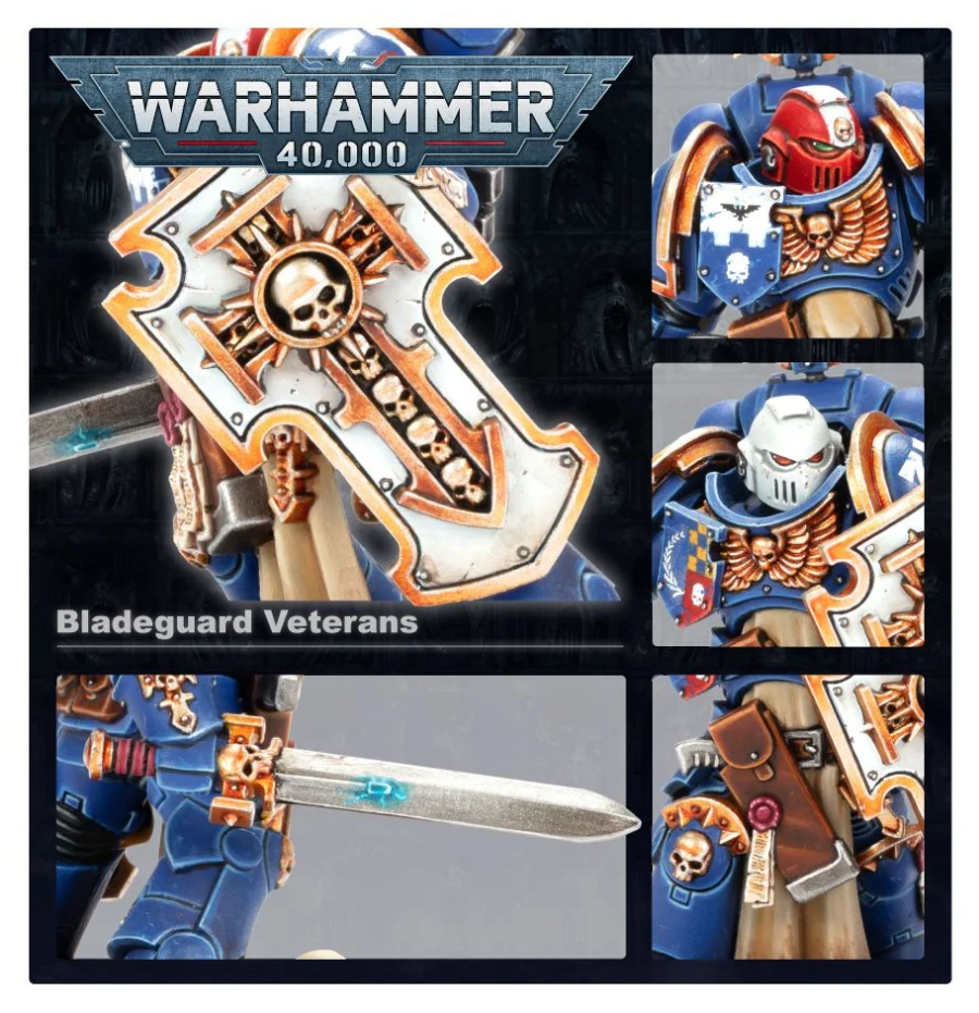 48-44GW Набор Космодесант. Ветераны Клинковой Гвардии (Space Marines Bladeguard Veterans)