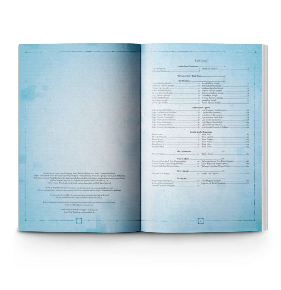 400-42GW Книга правил Адептус Титаникус. Легионы Лоялистов (англ.) (Adeptus Titanicus: Loyalist Legios (HB, Eng))