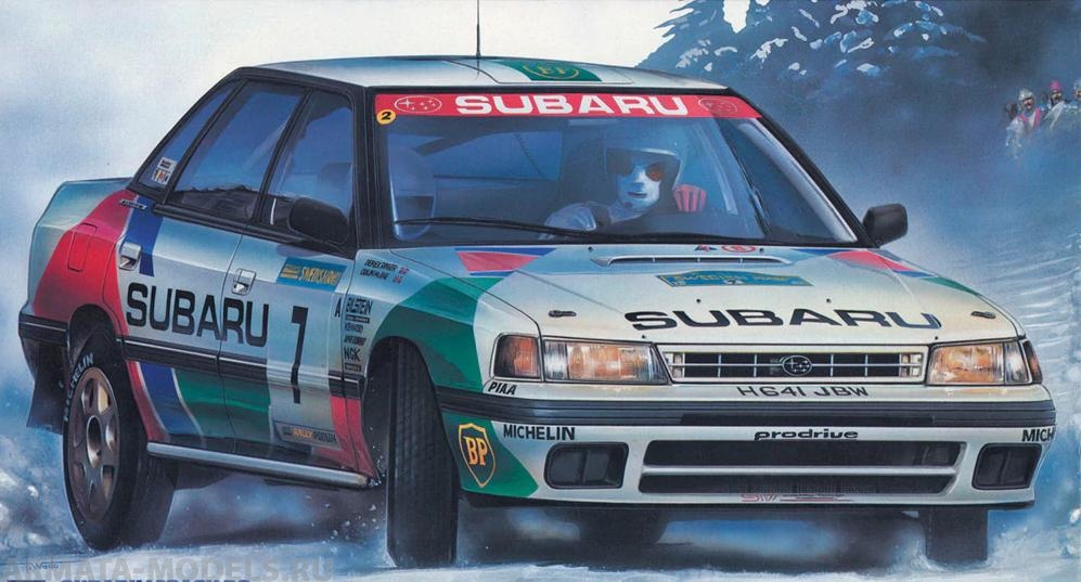 20290  Автомобиль SUBARU LEGACY RS 1992 SWEDISH RALLY Hasegawa
