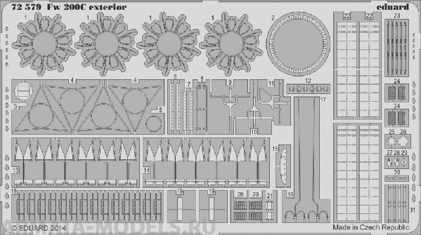 72579ED  Fw 200C exterior (for Trumpeter kit) 1/72