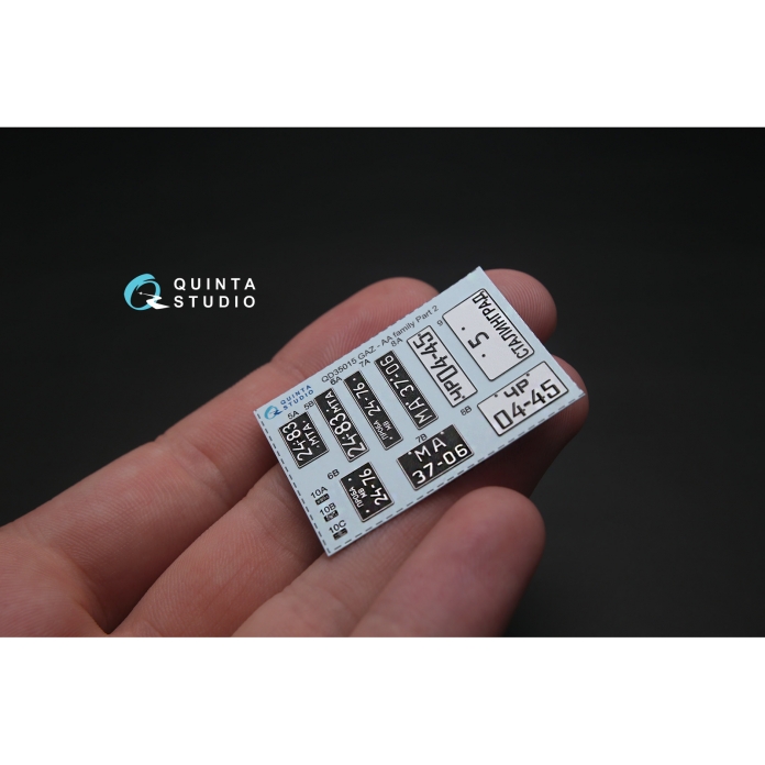 QD35015 3D Декаль интерьера кабины для семейства ГАЗ-АА/ААА (для любых моделей)