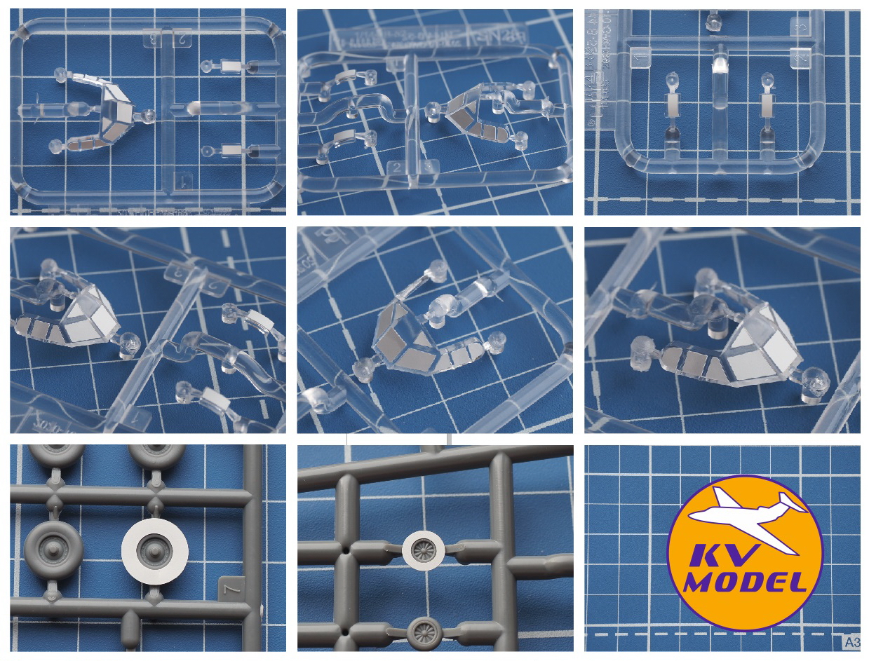 14454KV Окрасочная маска B-52H Stratofortress (Great Wall Hobby #L1008, #L1009) + маски на диски и колеса