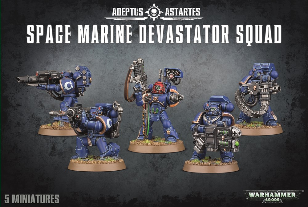 48-15GW Набор Отряд Опустошителей Космодесантников (Space Marine Devastator Squad)