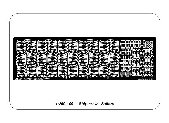 ABR-1:200-–-09  Дополнения для  Ships Crew для  1/200