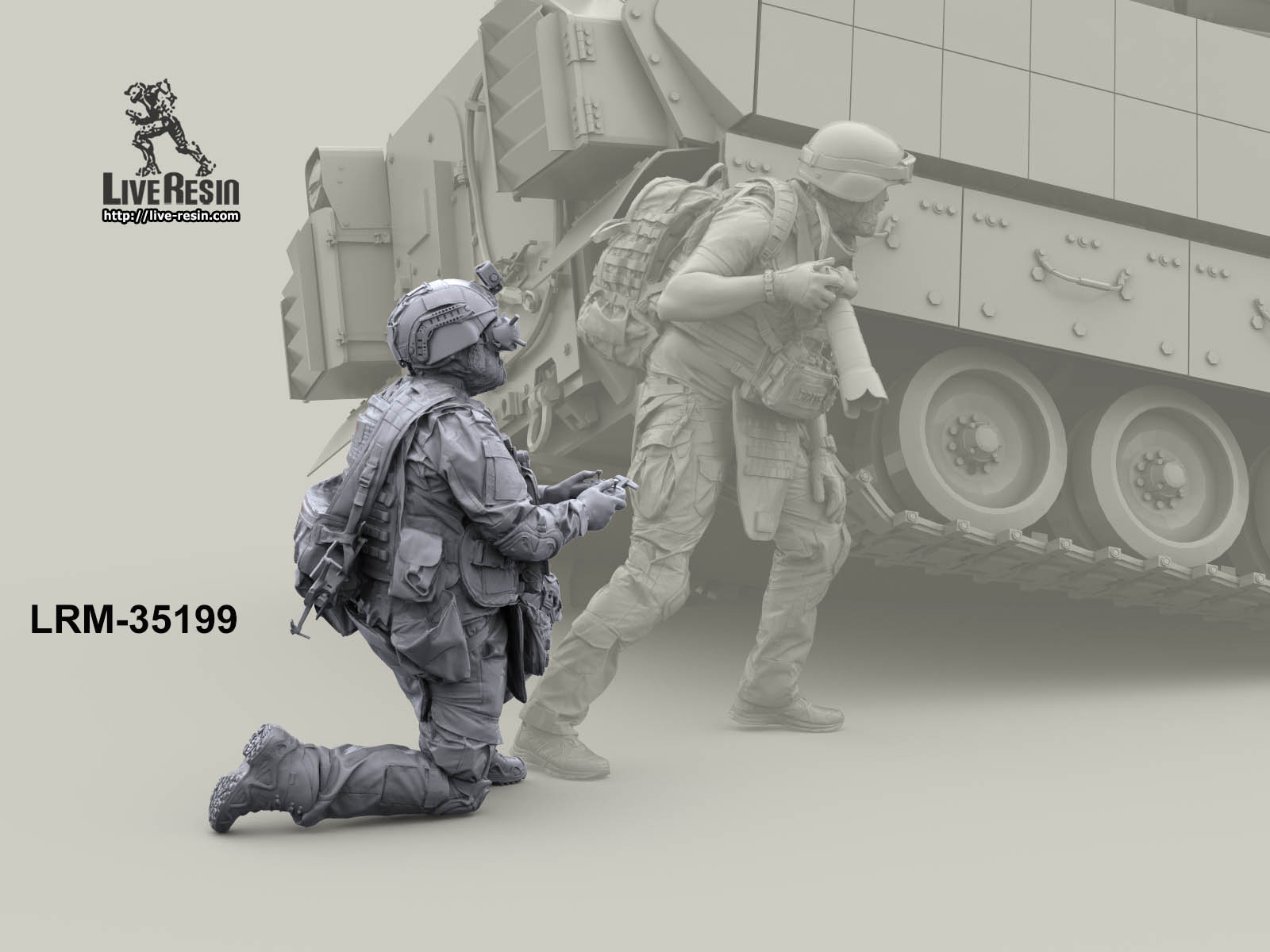 LRM35199 Военкор Петрович с дроном и ФПВ очками - 2 (Не для свободной продажи) Live Resin