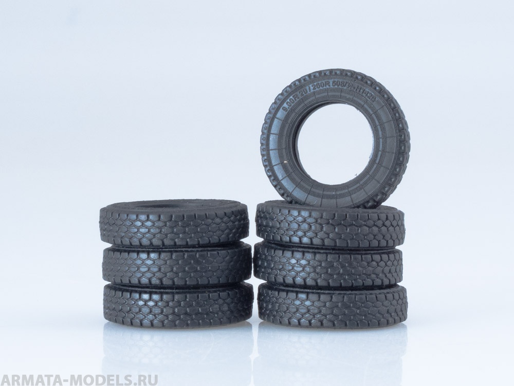 AVD143018007 Покрышки на КамАЗ-5511, МАЗ-5432, -6422 (КАМА У-4 ИД-304 12.00R20) (комплект 7 шт.)