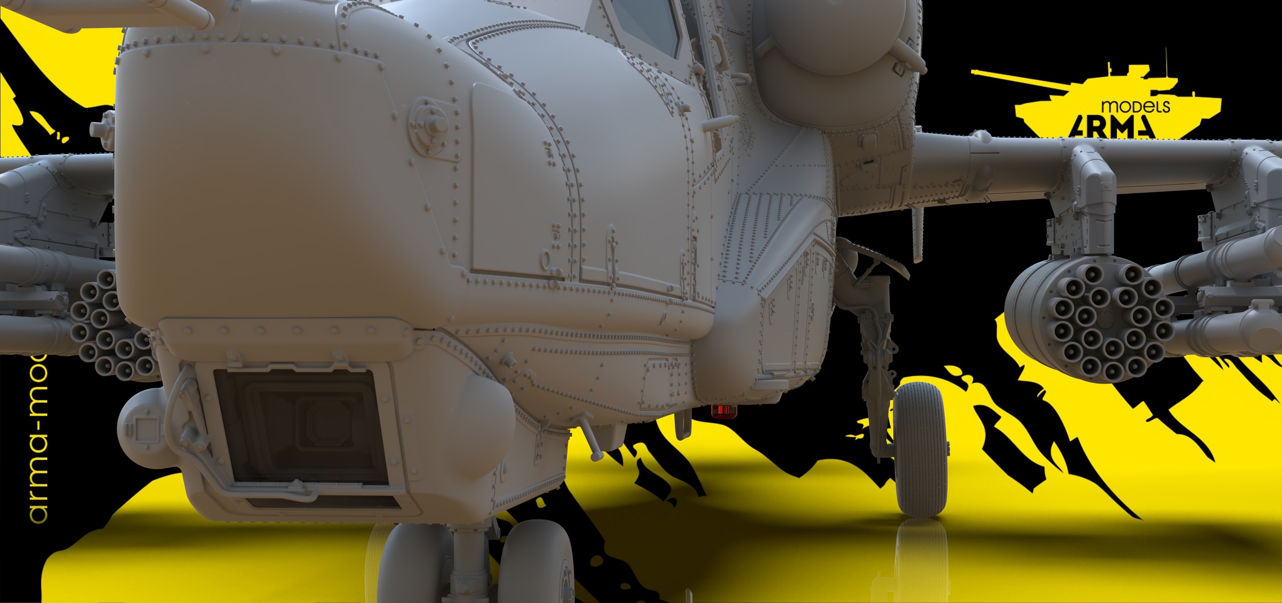 AM48331 Российский ударный вертолет Ка-50 «Черная акула» Arma Models