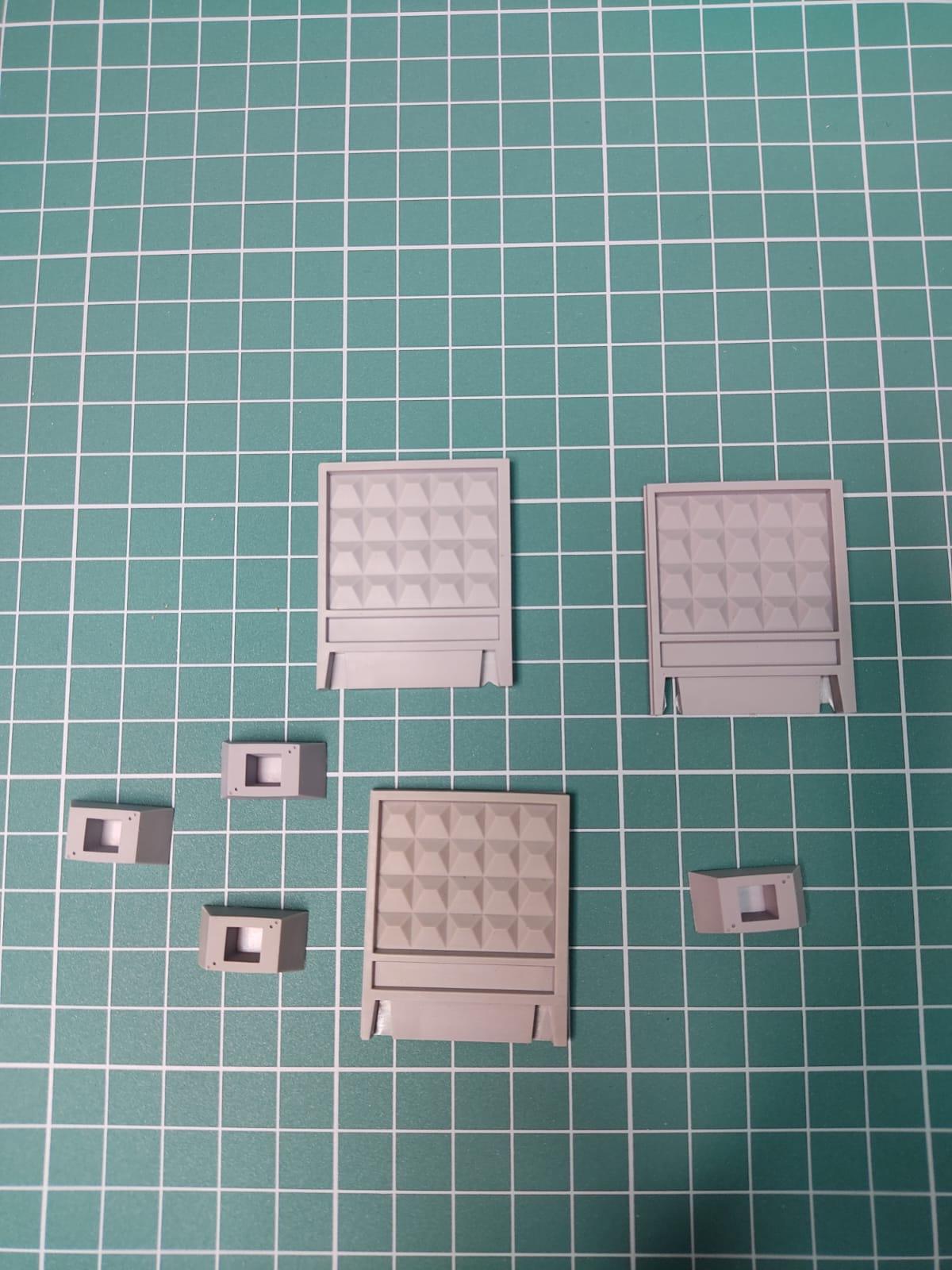 S-172 Забор секционный ПО-2 размер XS (3 панели + 4 опоры) MiniWarPaint