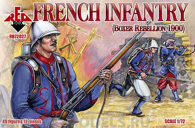 RB72027 Фигуры French Infantry 1900 (Boxer Rebellion) Red Box
