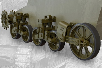 35014FURY Ходовая часть для  US light tank M5/M5A1/M8 HMC suspension set