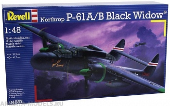 04887 Самолет Истребитель P-61B Black Widow