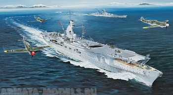 05628 Немецкий авианосец Петер Штрассер