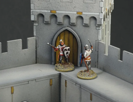 6185ИТ Миниатюра. Осажденный замок (100-летняя война 1337-1453) Italeri