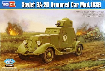 83883 Бронемашина Soviet BA-20 Armored Car Mod.1939 1/35