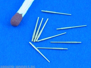 ABR-1:700-L-06  Дополнения для  Set of 12 pcs 155 mm barrels for ships Yamato, Musashi для  1/700