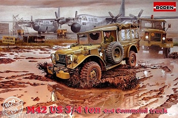 Rod809 Американский армейский автомобиль M-42 US 3/4 ton 4x4