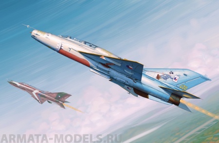 02865P Самолет МИГ-21УМ Trumpeter