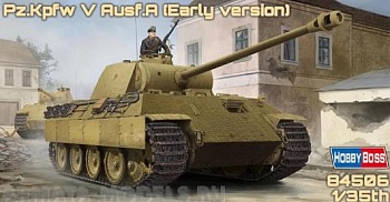 84506 Танк German Sd.Kfz.171 PzKpfw Ausf A w/ Zimmerit (Hobby Boss) 1/35