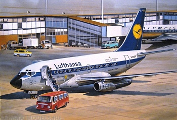 ЕЕ14415 Авиалайнер Б-731 Lufthansa