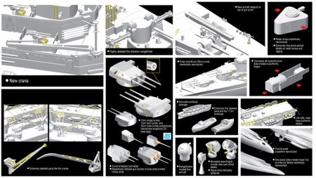 1036Д 1/350 Немецкий линейный крейсер Scharnhorst 1941 Dragon