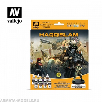 V-70237 Набор Model Color IINFINITY HAQQISLAM EXCLUSIVE MINIATURE 8 цвх17 мл, фигурка набор
