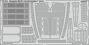 32377ED  Mosquito Mk.IV exterior/engines 1/32