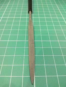 AMT020 Надфиль полукруглый, мелкозернистый 160мм №3 с ручкой