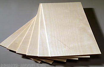 AMATI231515 Трехслойная фанера толщиной 1,5 мм