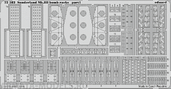72583ED  Sunderland Mk.III bomb racks (for Italeri kit) 1/72