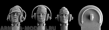 HGH23 3 heads SS Panzer crew 