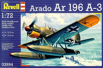 03994 Гидросамолет Arado 196 A-3, 2-ая МВ, немецкий