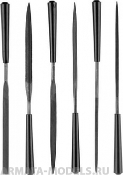 Набор STAYER MASTER Надфили, ручка из ПВХ, 100мм, 6шт