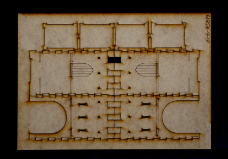 6185ИТ Миниатюра. Осажденный замок (100-летняя война 1337-1453) Italeri
