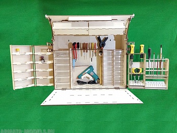 5100 большое переносное рабочее место моделиста (комплект деталей для сборки)