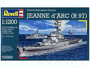 05896 Кресер-вертолетоносец тип Жанна д'Арк, французский