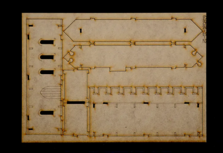 6185ИТ Миниатюра. Осажденный замок (100-летняя война 1337-1453) Italeri