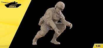 AM36010 Боец расчета 2С4 "Тюльпан" фигура 4 (Не для свободной продажи)