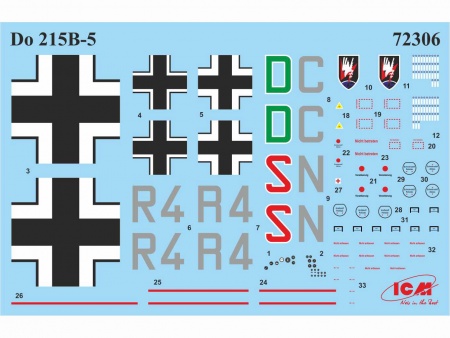 72306 Do 215B-5, Германский ночной истребитель ІІ МВ ICM