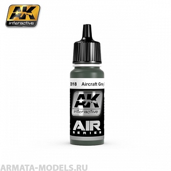 AK-2018 Краска акриловая AIRCRAFT GREY GREEN
