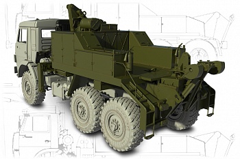 35272MIN Конверсионный набор, машина техподдержки МТП-42 на базе КамаЗ